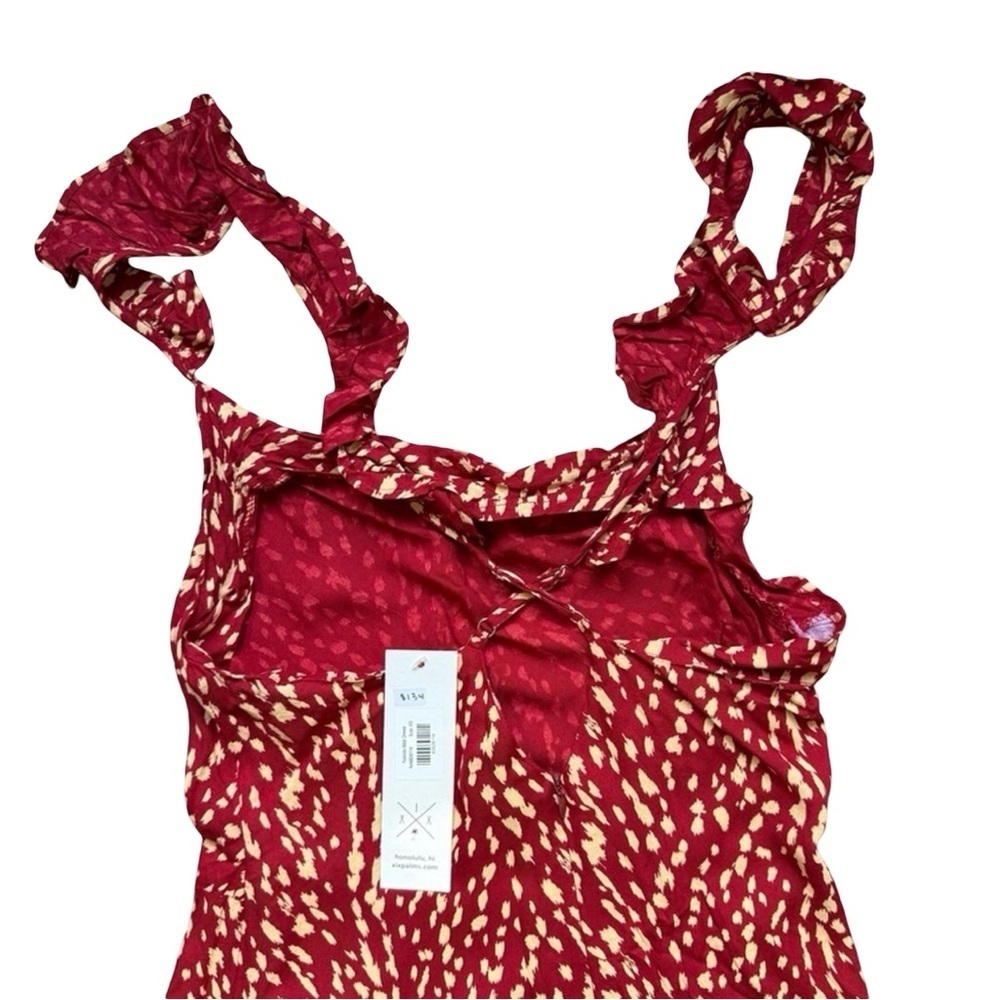 XIX Palms NEW Red and White Sleeveless Spaghetti Strap Maxi Sundress Women’s XS - Picture 11 of 11